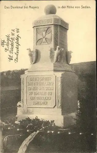 Noyers-Pont-Maugis Denkmal  Kat. Noyers-Pont-Maugis