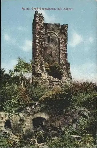 Zabern Saverne Ruine Gross Geroldseck / Saverne /Arrond. de Saverne