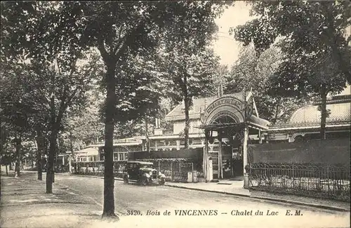 Vincennes Chalet du Lac Kat. Vincennes