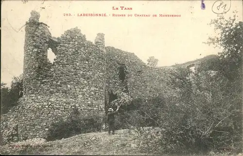 Montredon-Labessonnie Ruines Chateau Kat. Montredon-Labessonnie
