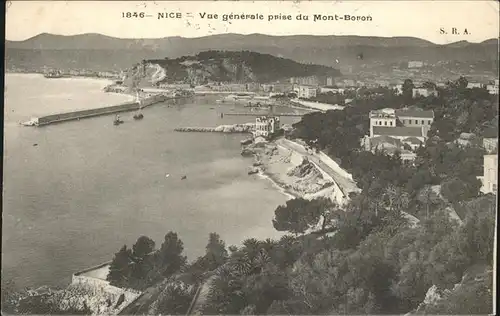 hw08241 Nice Alpes Maritimes Vue generale Kategorie. Nice Alte Ansichtskarten