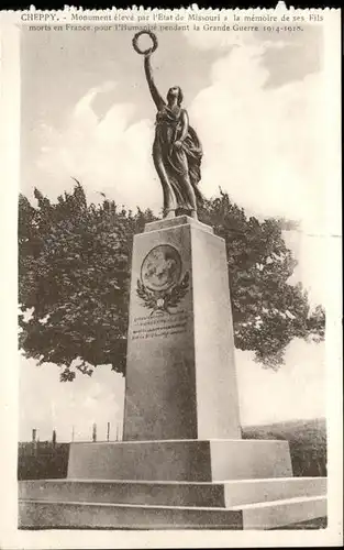 Cheppy Monument eleve par l Etat de Missouri Kat. Cheppy