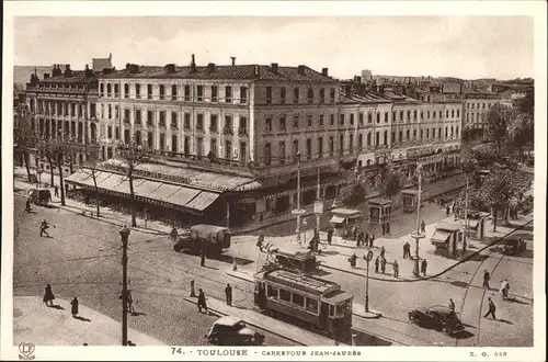 Toulouse Haute-Garonne Carrefour Jean-Jaures Straßenbahn Kat. Toulouse