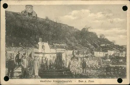 Dun-sur-Meuse Kriegsschauplatz