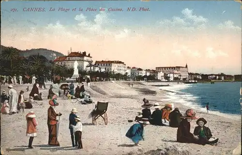 Cannes Alpes-Maritimes Plage Casino Kat. Cannes