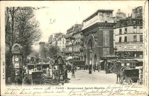 Paris Boulevard Saint-Martin Kat. Paris