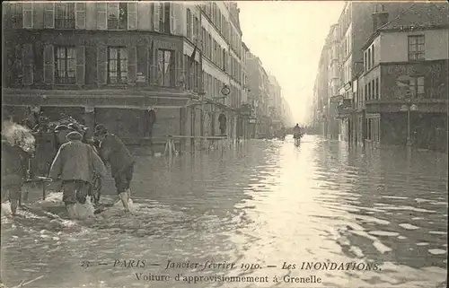 Paris Les Inondations Kat. Paris