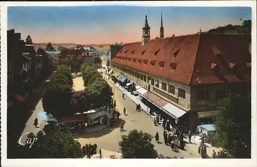 Montbeliard Place des Halles Kat. Montbeliard