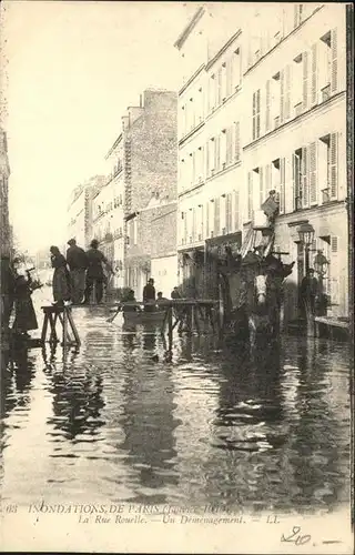 Paris Inondations Rue Rouelle Kat. Paris