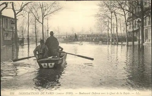 Paris Inondations Boulevard Diderot Kat. Paris