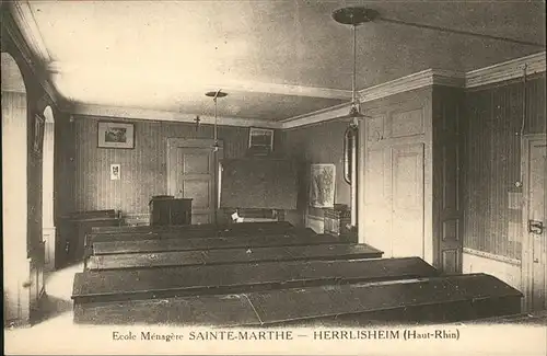 Herrlisheim Ecole Menagere Sainte Marthe Kat. Herrlisheim