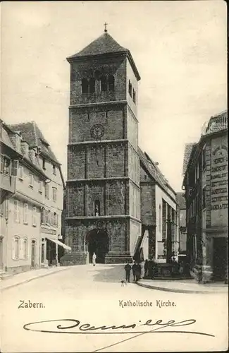 Zabern Saverne Kath. Kirche / Saverne /Arrond. de Saverne