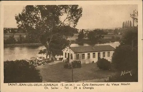 Saint-Jean-les-Deux-Jumeaux Cafe Vieux Moulin Kat. Saint-Jean-les-Deux-Jumeaux