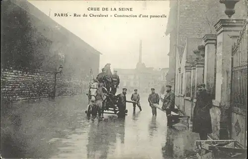 Paris Vrue de la Seine Rue Chevaleret Kat. Paris