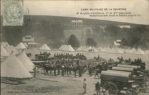 Camp de la Courtine 8. Brigade d Artillerie