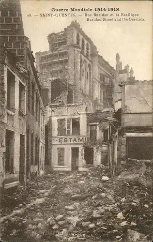 Saint-Quentin Rue Buridan Basilique Kat. Saint-Quentin