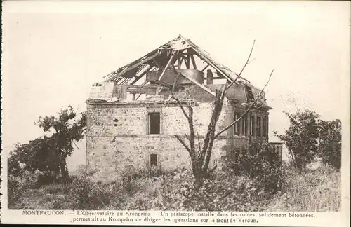 Montfaucon-d Argonne L Observatoire du Kronprinz Kat. Montfaucon-d Argonne