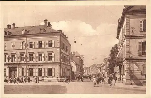 Muelhausen Elsass Jung-Tor Colmarer StraÃŸe Kat. Mulhouse