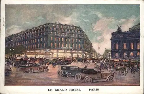 Paris Le Grand Hotel Kat. Paris
