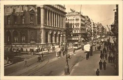 hw09214 Marseille Canebiere Strassenbahn  Kategorie. Marseille Alte Ansichtskarten