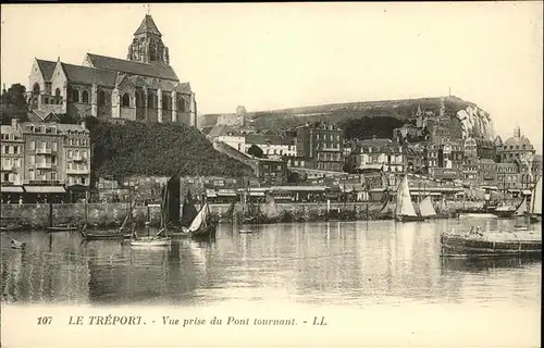 Le Treport Pont Schiff Kat. Le Treport