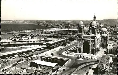 hw09340 Marseille Ports Cathedrale Grand Jetee Kategorie. Marseille Alte Ansichtskarten