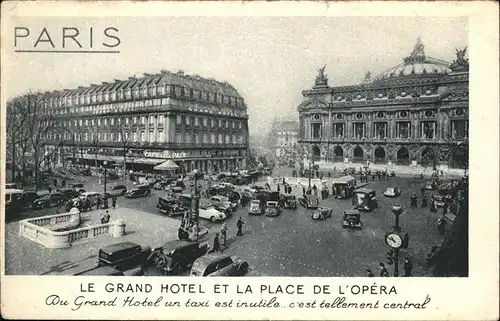 Paris Grand Hotel Place Opera Kat. Paris