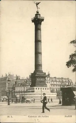 Paris Colonne Juillet Kat. Paris