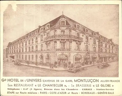 Montlucon Hotel Univers Kat. Montlucon
