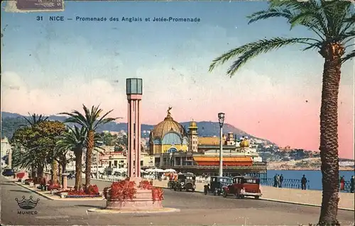 hw09840 Nice Alpes Maritimes Promenade des Anglais Kategorie. Nice Alte Ansichtskarten