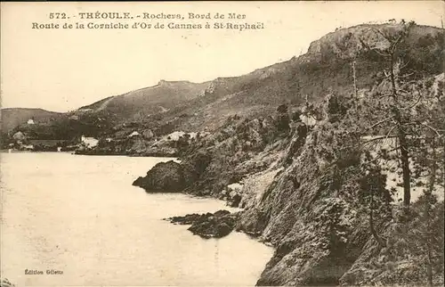 Theoule-sur-Mer Bord de mer Kat. Theoule-sur-Mer