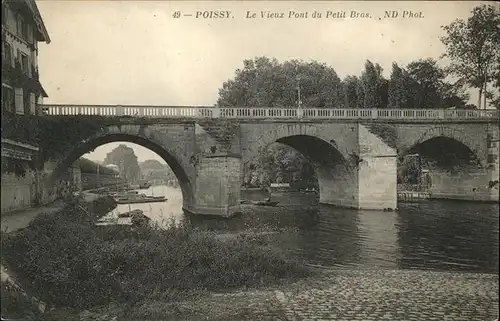 Poissy Vieux Pont Petit Bras Kat. Poissy