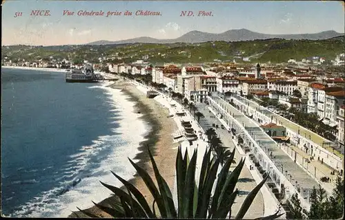 hw09955 Nice Alpes Maritimes Plage Kategorie. Nice Alte Ansichtskarten