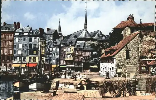 Honfleur La Lieutenance ecluses Kat. Honfleur