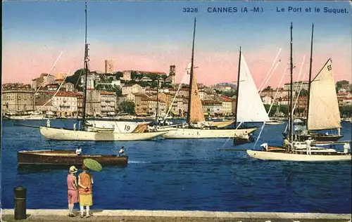 Cannes Alpes-Maritimes Port Suquet Kat. Cannes