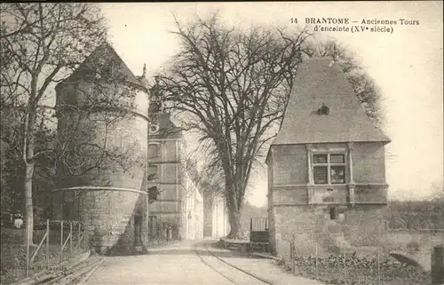 Brantome Ancienne Tours d enceinte Kat. Brantome