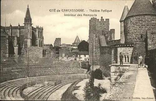 Carcassonne Theatre Antique Remparts Kat. Carcassonne