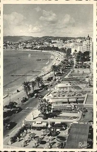 Cannes Alpes-Maritimes Promenade de la Croisette Kat. Cannes