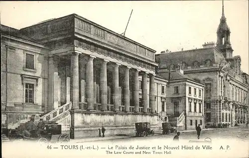 Tours Palais Justice Hotel de Ville Kat. Tours