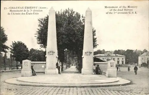 Chateau-Thierry Monument de la 3e Division de L Armee Etats-Unis Kat. Chateau-Thierry