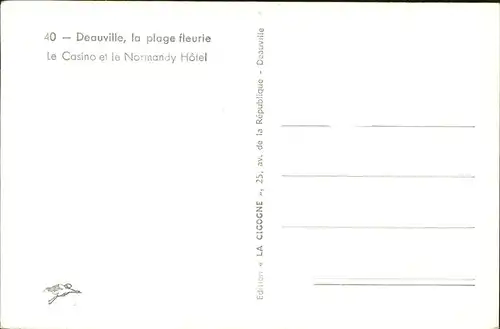 Deauville-Plage-Fleurie Casino Normandy Hotel Kat. Deauville