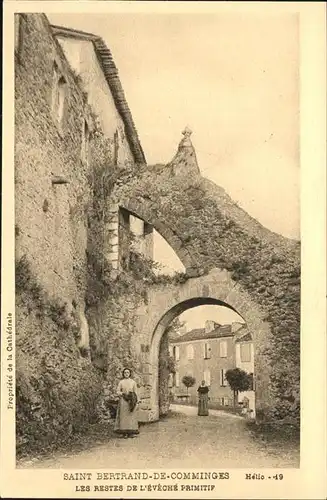 Saint-Bertrand-de-Comminges Restes de L Eveche Primitif Kat. Saint-Bertrand-de-Comminges