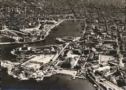 hw10547 Marseille Vue aerienne Kategorie. Marseille Alte Ansichtskarten