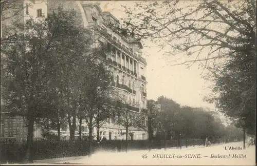 Neuilly-sur-Seine Boulevard Maillot Kat. Neuilly-sur-Seine