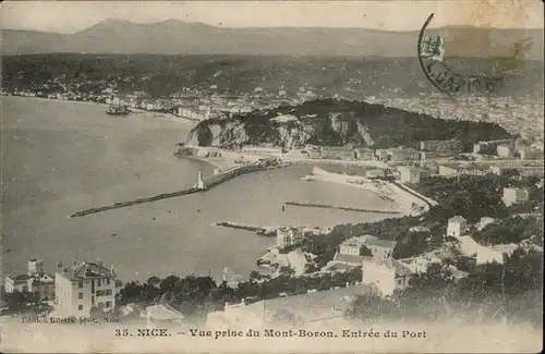 hw10614 Nice Alpes Maritimes Mont Boron Port Kategorie. Nice Alte Ansichtskarten