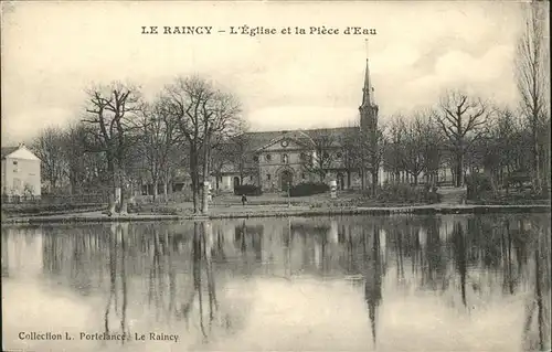 Le Raincy Eglise Piece Eau Kat. Le Raincy