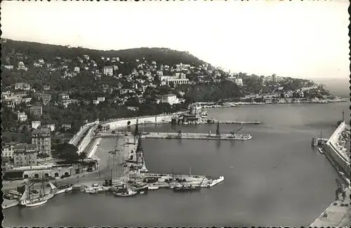 hw10776 Nice Alpes Maritimes Pont Mont Boron Schiff Kategorie. Nice Alte Ansichtskarten