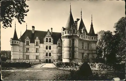 Azay-le-Rideau Cahteau Monument historique Kat. Azay-le-Rideau