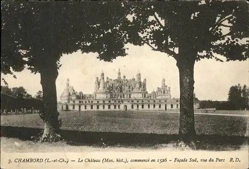 Chambord Blois Chateau  Kat. Chambord