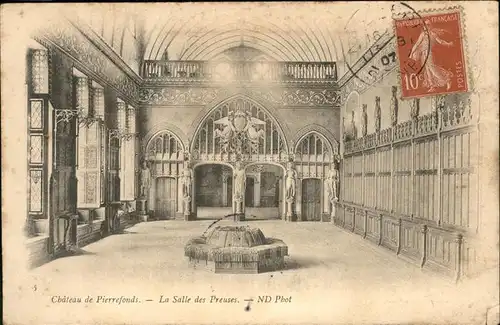 Pierrefonds Oise Chateau Salle des Preuses Kat. Pierrefonds